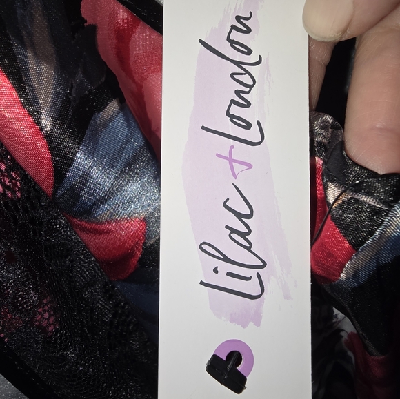 LILAC & LAVENDER NWT 3 PIECE CAMI/SHORT/ROBE XL - Picture 12 of 16